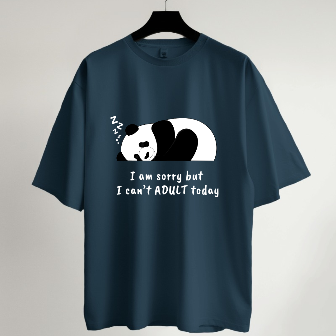 Cant Adult Today Oversized T-Shirt