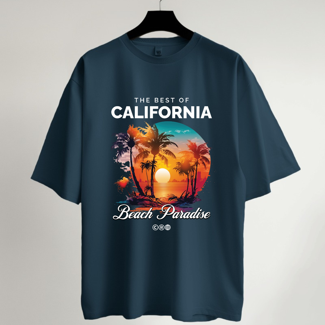 Beach Paradise Oversized T-Shirt