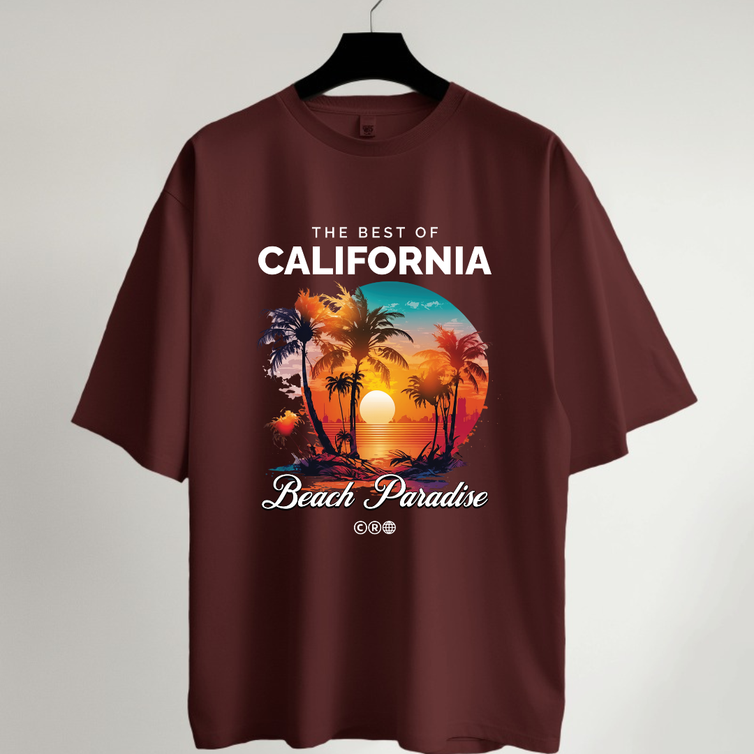 Beach Paradise Oversized T-Shirt
