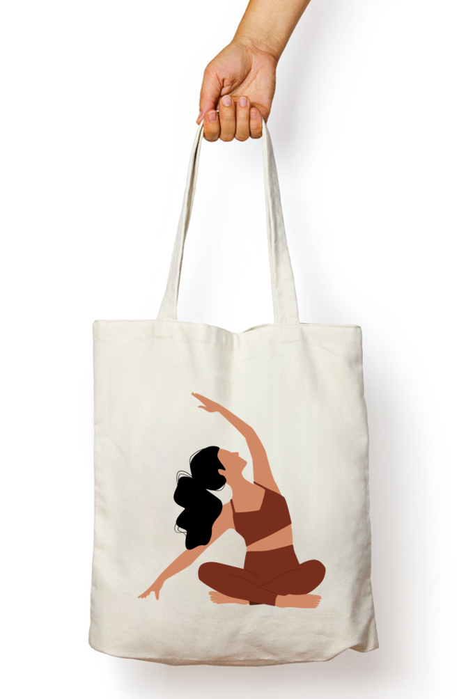 Yoga Pose Tote Bag