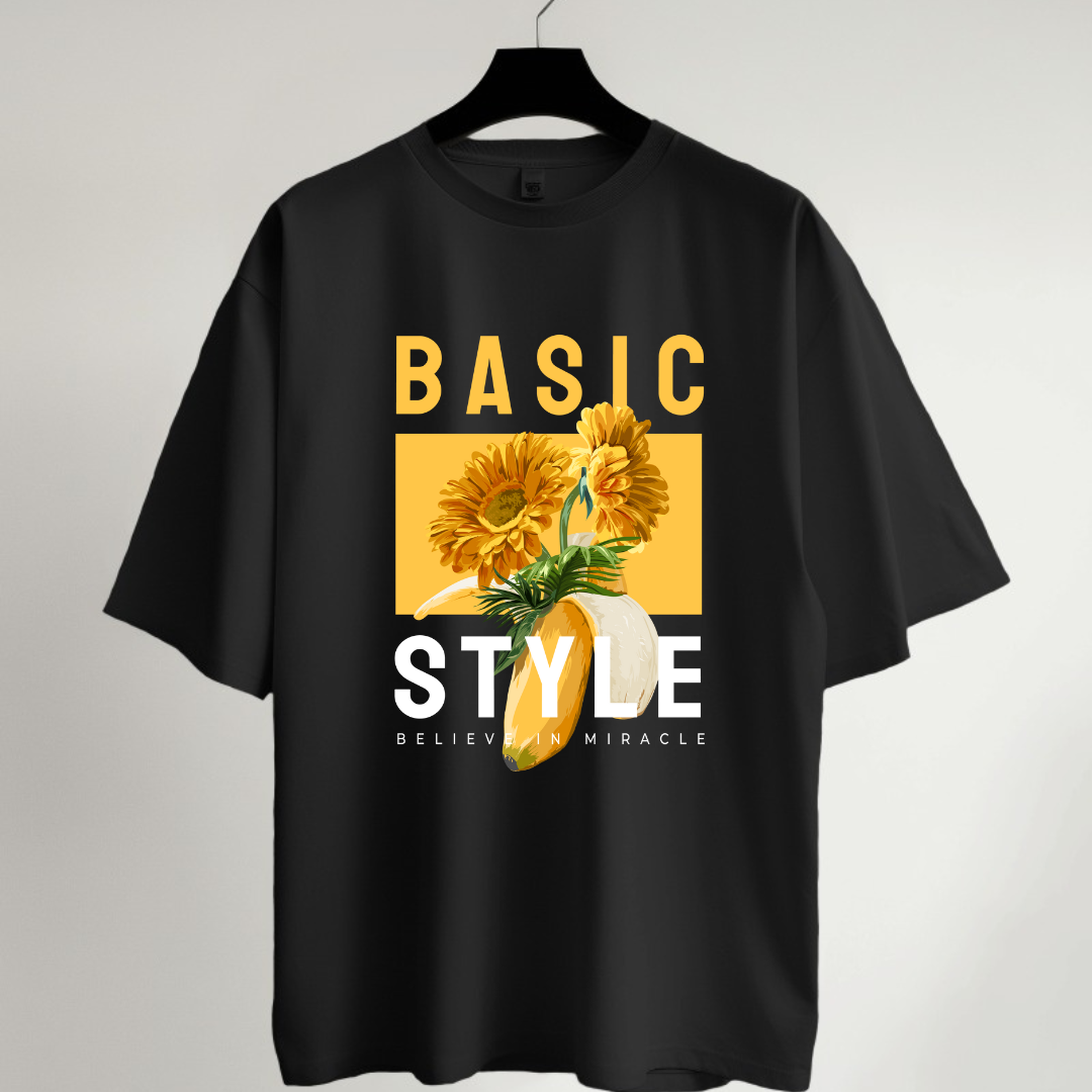 Basic Style Oversized T-Shirt