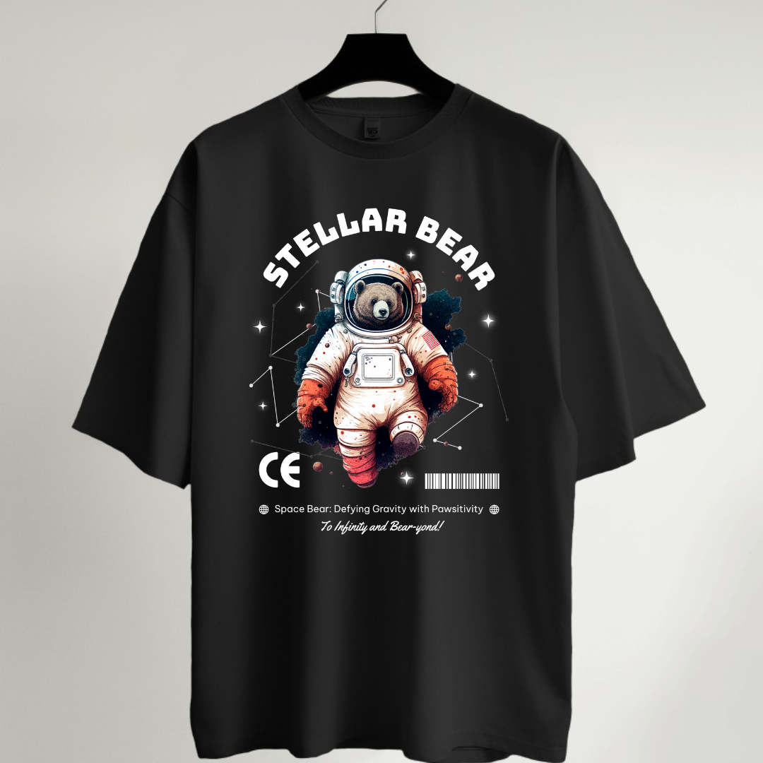 Stellar Bear Oversized T-Shirt