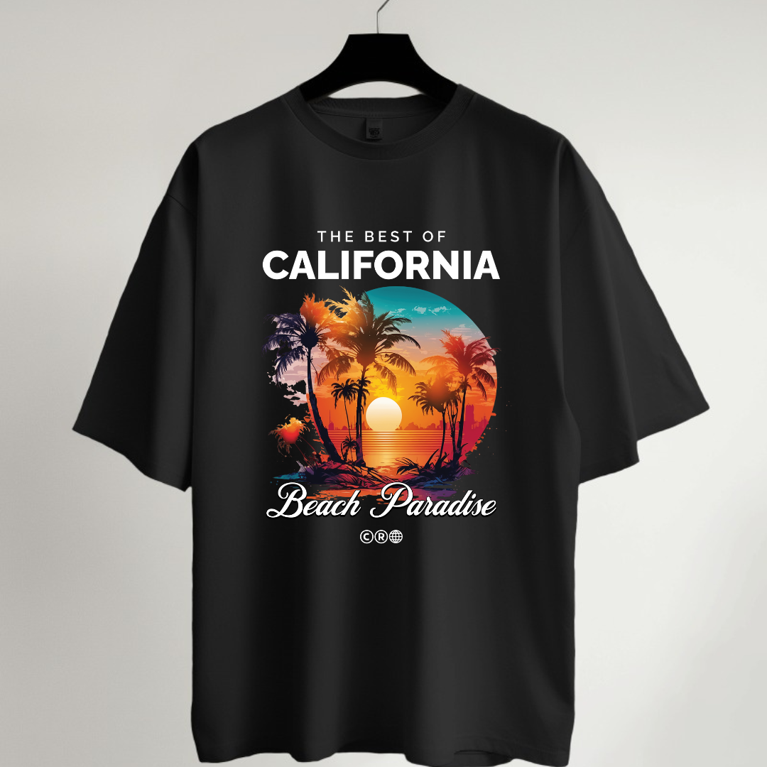 Beach Paradise Oversized T-Shirt