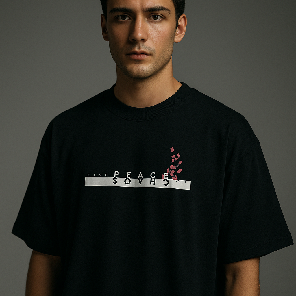 Peace & Chaos Oversized T-Shirt