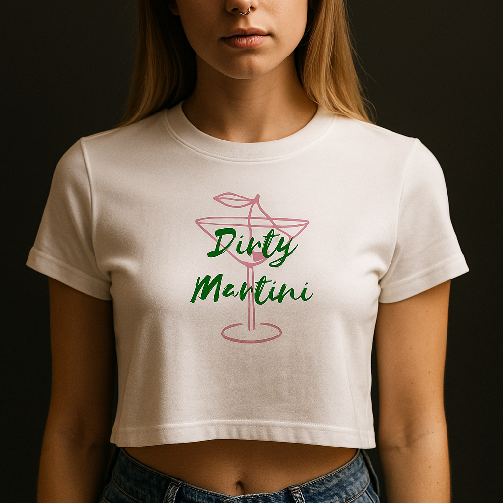 Dirty Martini Crop T-Shirt