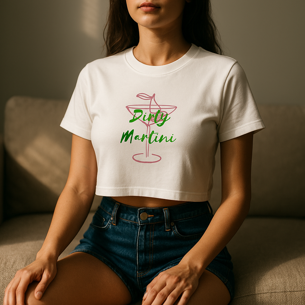 Dirty Martini Crop T-Shirt