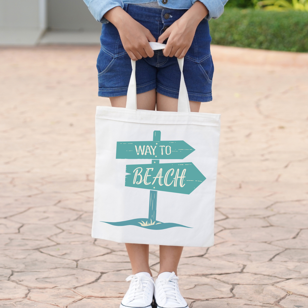 Way To Beach Tote Bag