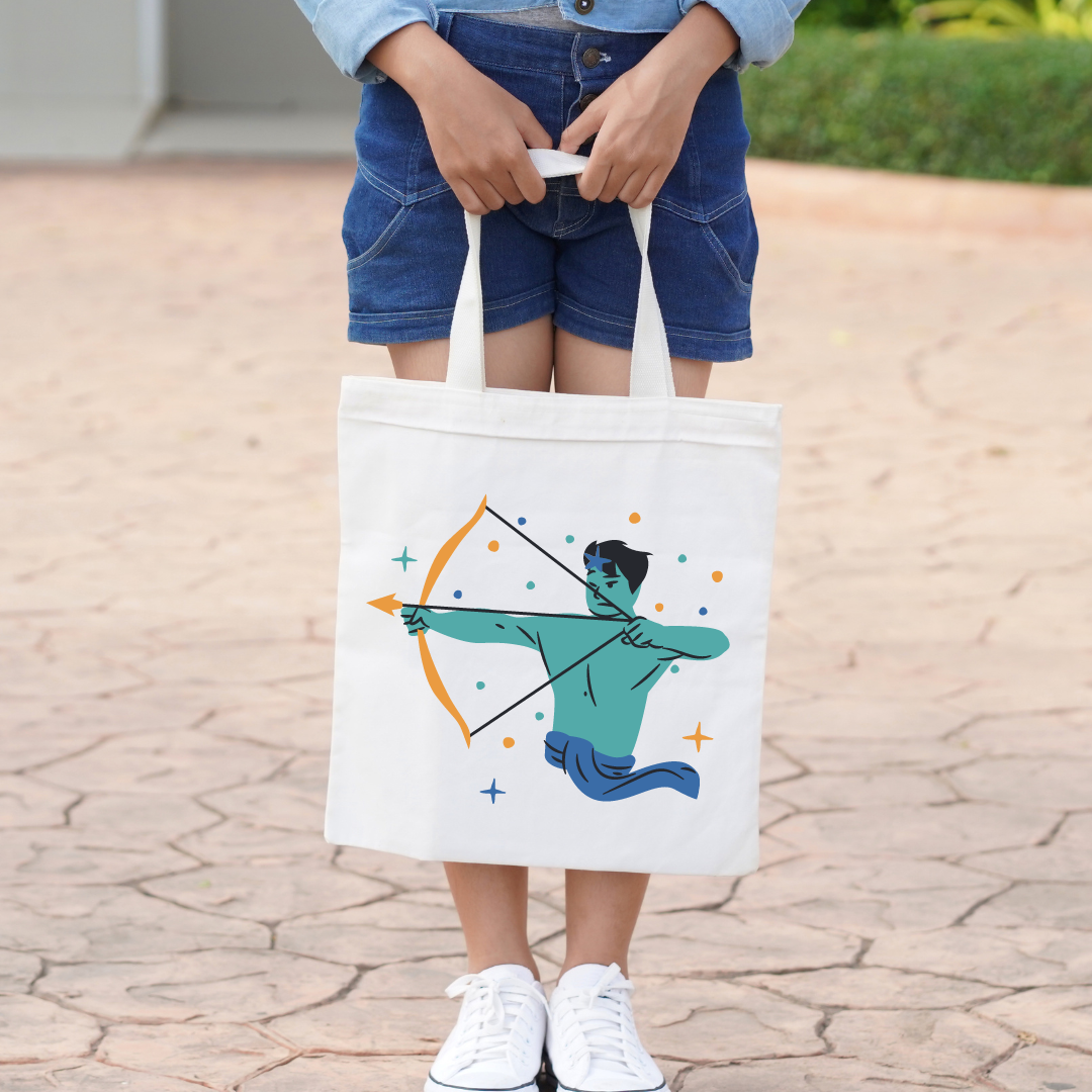 Sagittarius Zodiac Sign Tote Bag