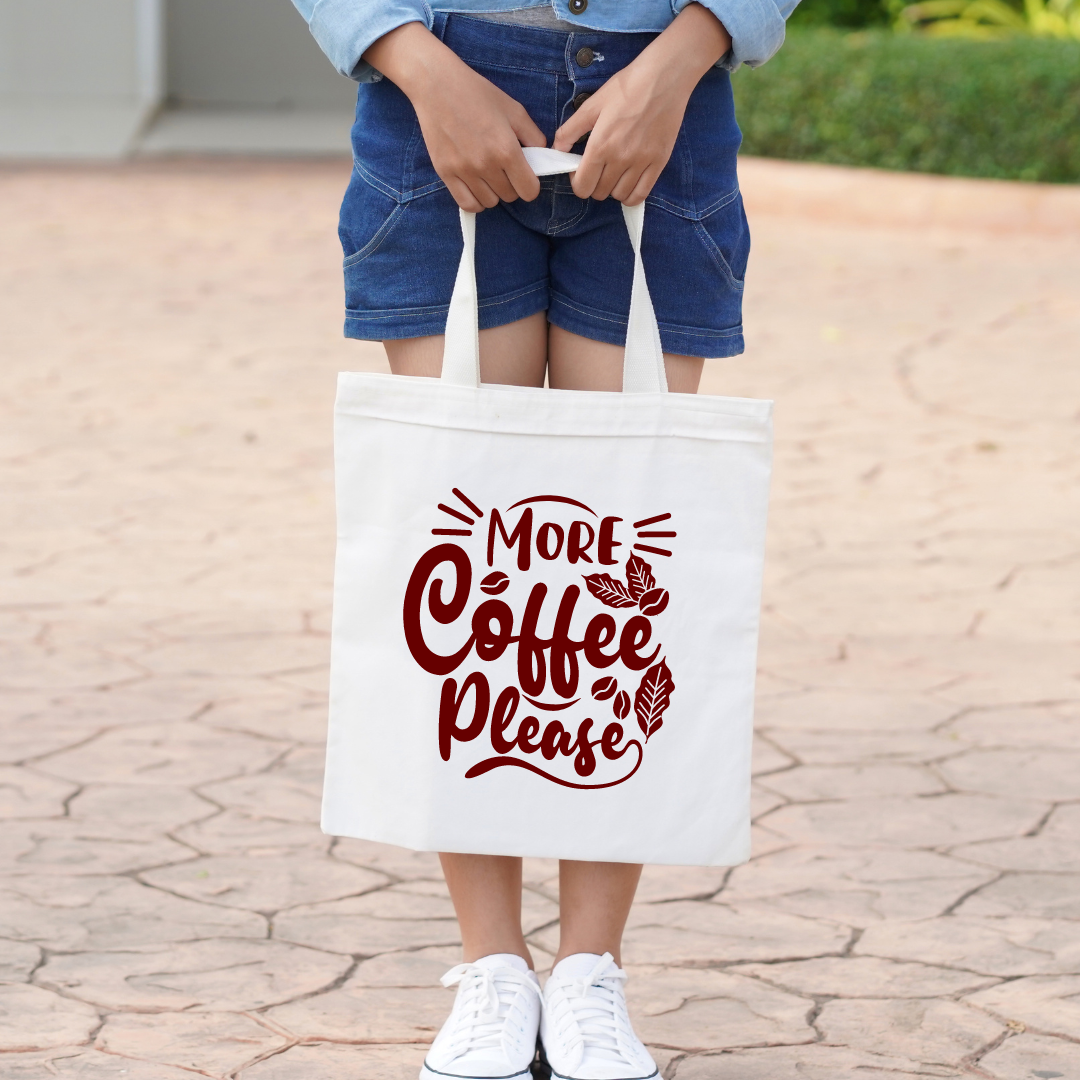 More Coffee Please Tote Bag