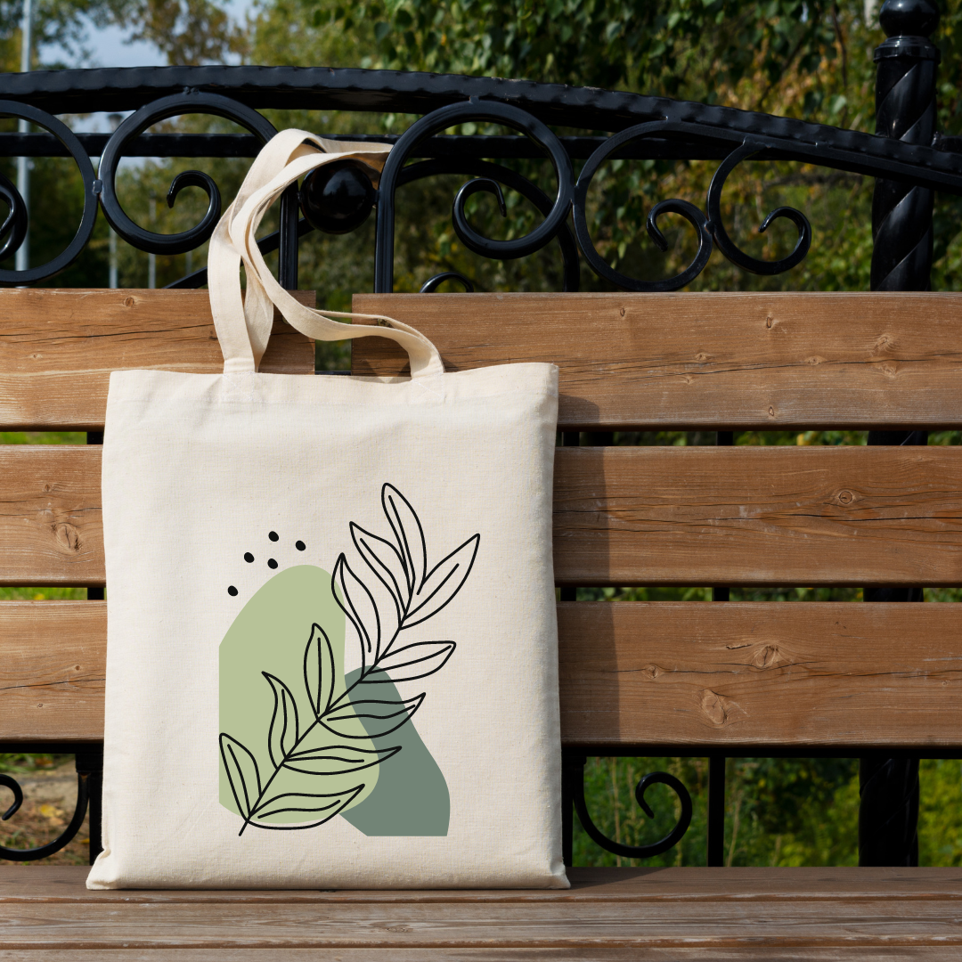 Aesthetic Green Tote Bag