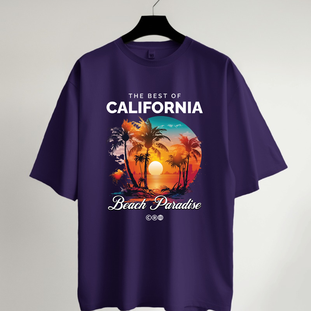 Beach Paradise Oversized T-Shirt