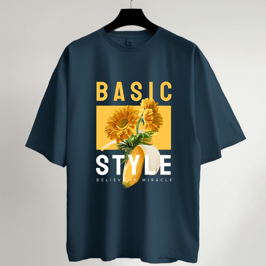 Basic Style Oversized T-Shirt