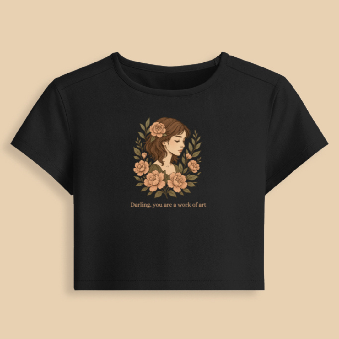 Work of Art Crop T-Shirt