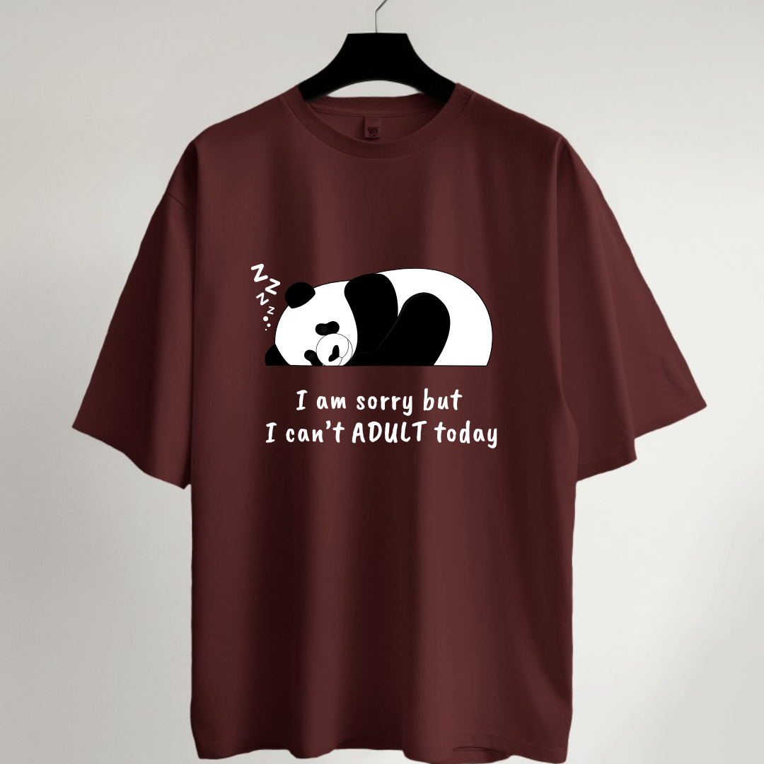 Cant Adult Today Oversized T-Shirt