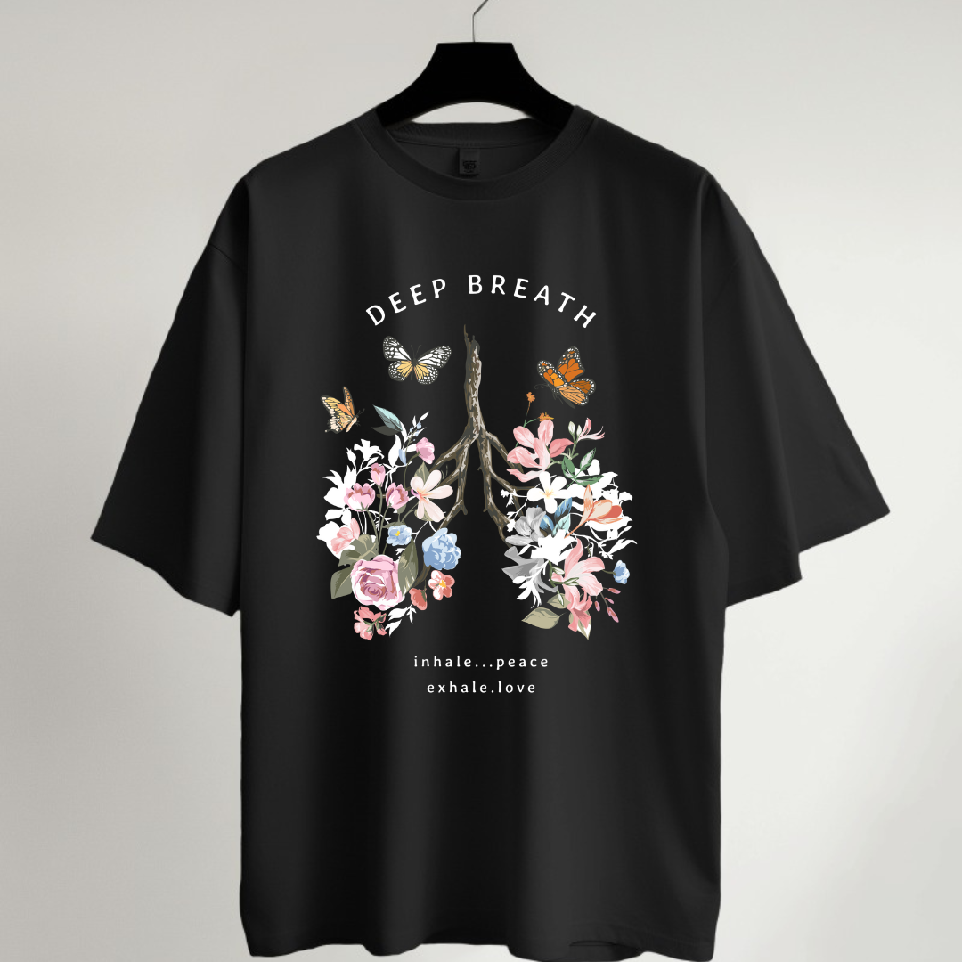 Deep Breath Oversized T-Shirt