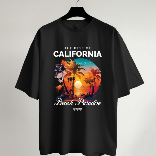 Beach Paradise Oversized T-Shirt