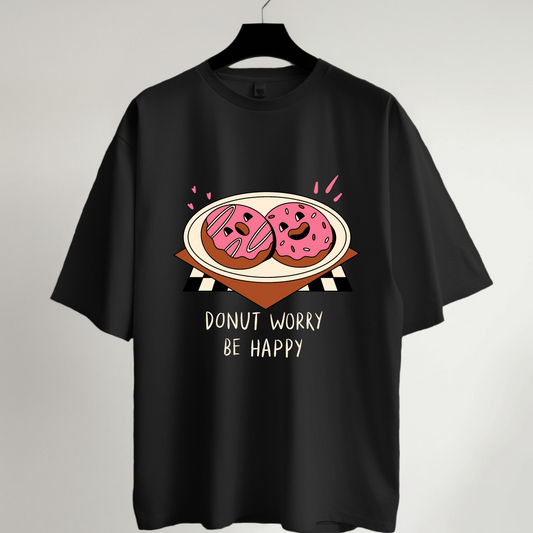 Donut Worry Oversized T-Shirt