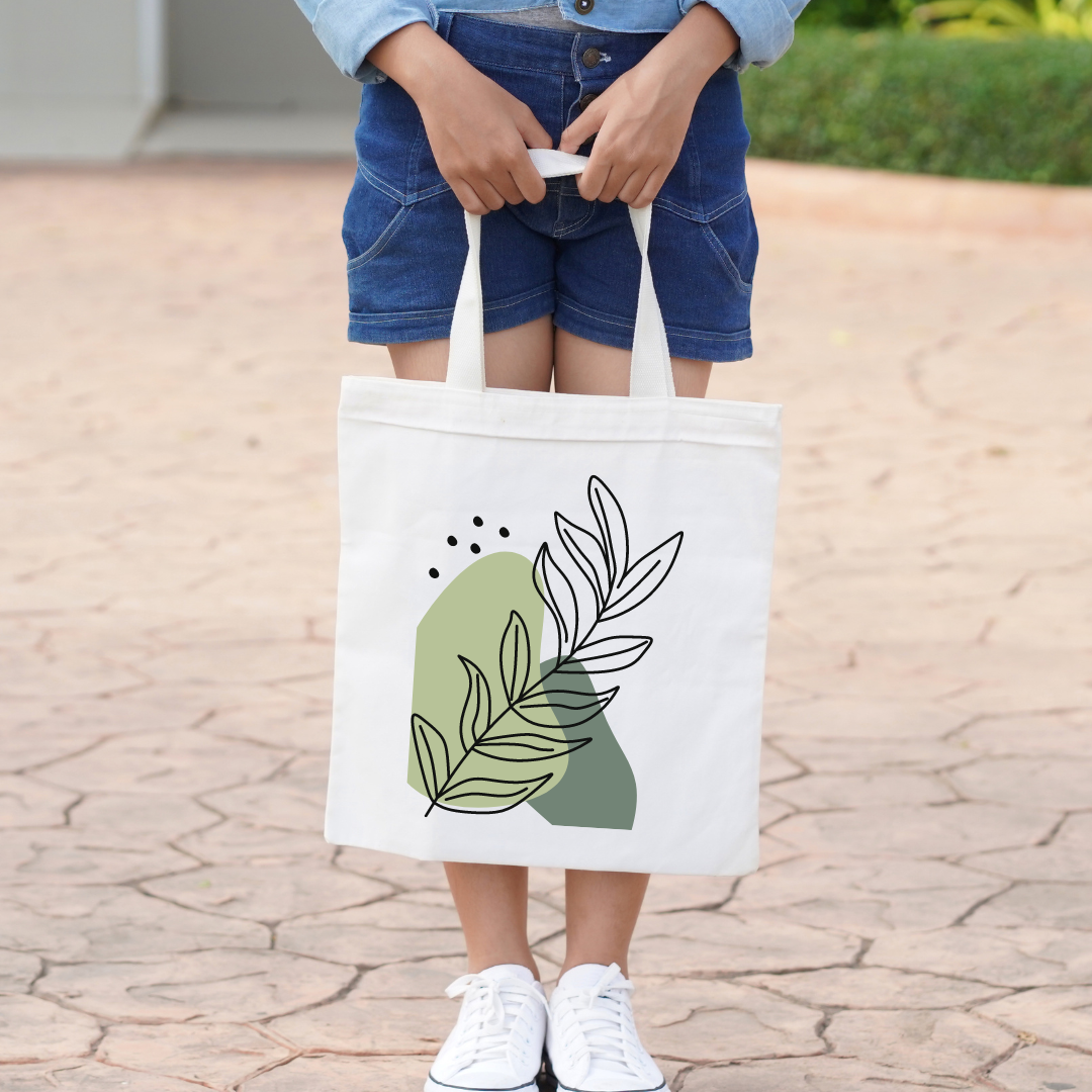 Aesthetic Green Tote Bag