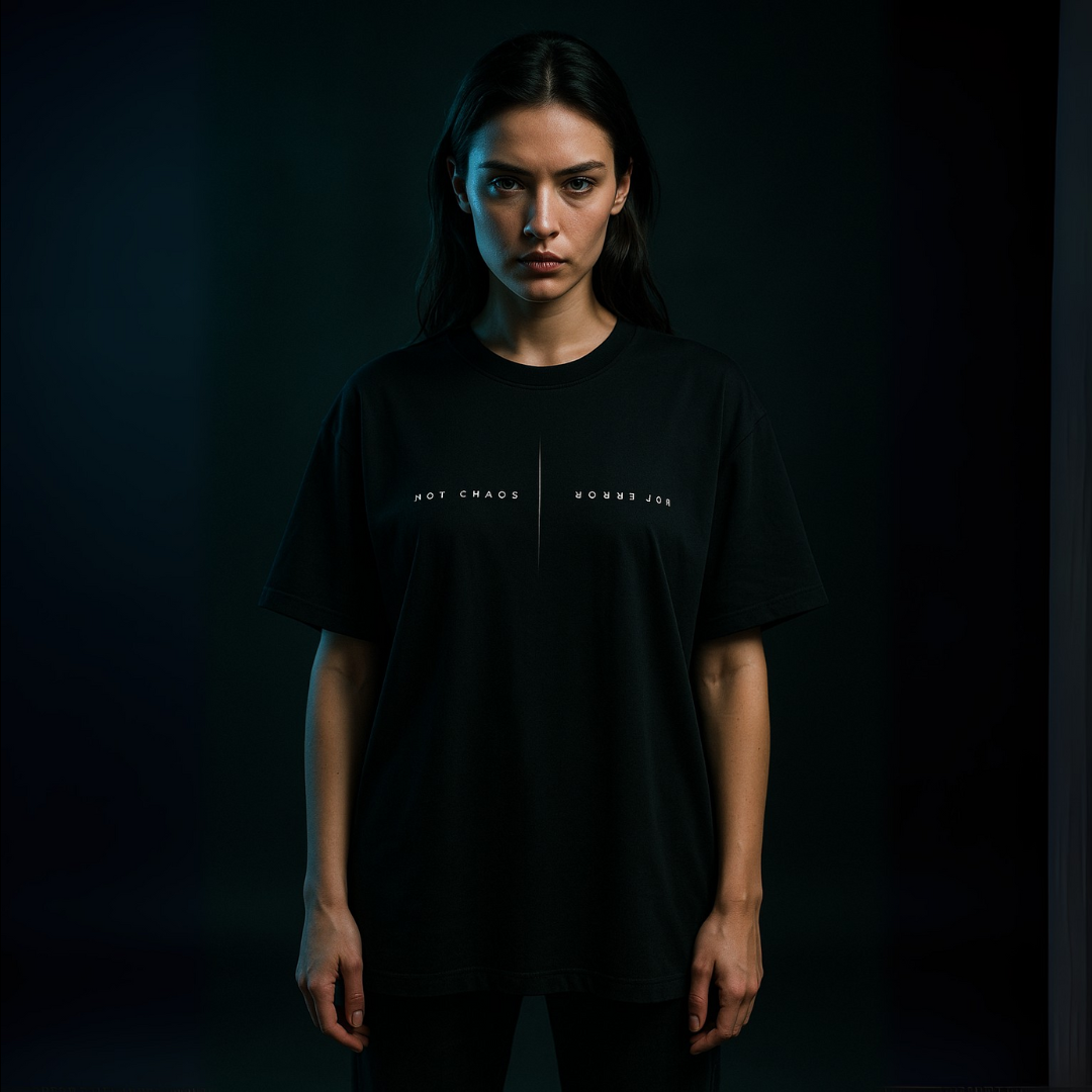 Not Chaos Not Error Oversized T-Shirt
