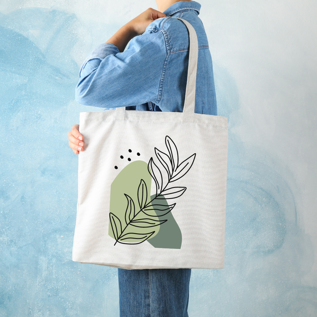 Aesthetic Green Tote Bag