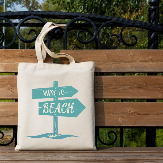 Way To Beach Tote Bag