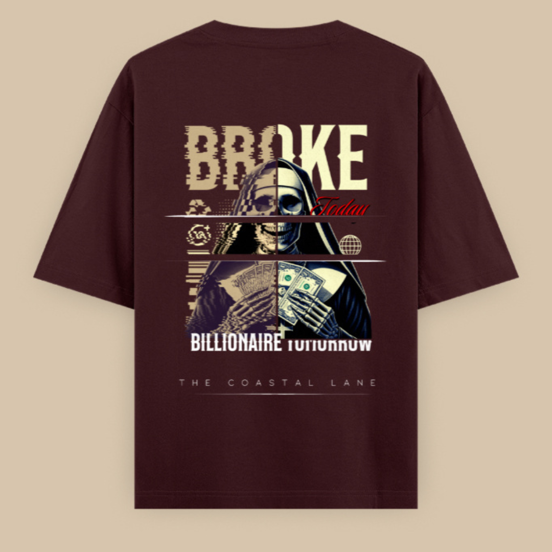 Broke Today Oversized T-Shirt