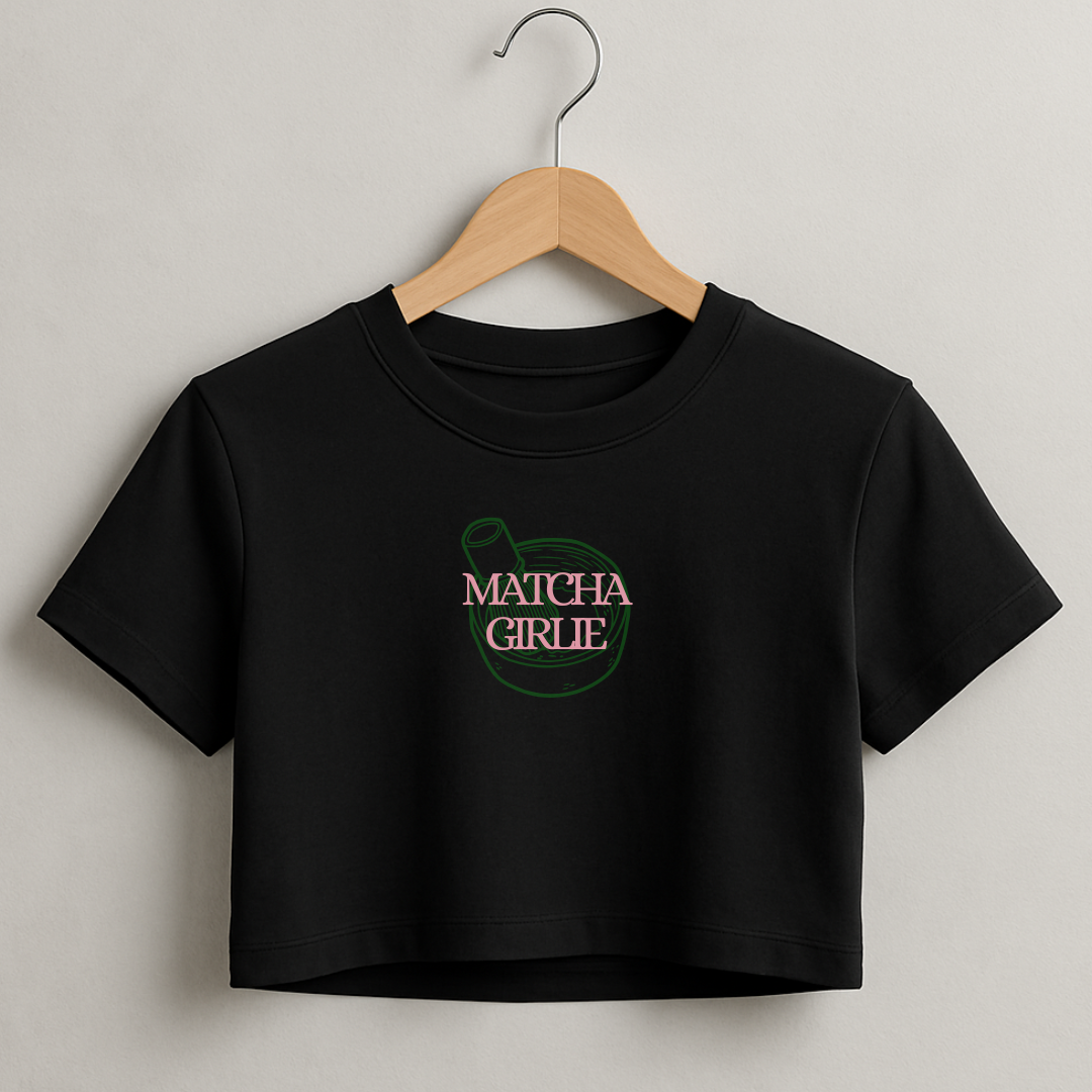 Matcha Girlie Crop T-Shirt