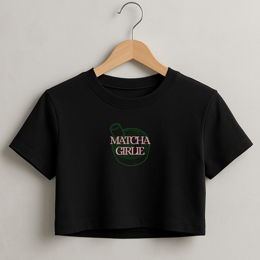 Matcha Girlie Crop T-Shirt